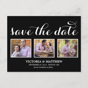 YOUNG & IN LOVE SAVE THE DATE ANNOUNCEMENT POSTCARD