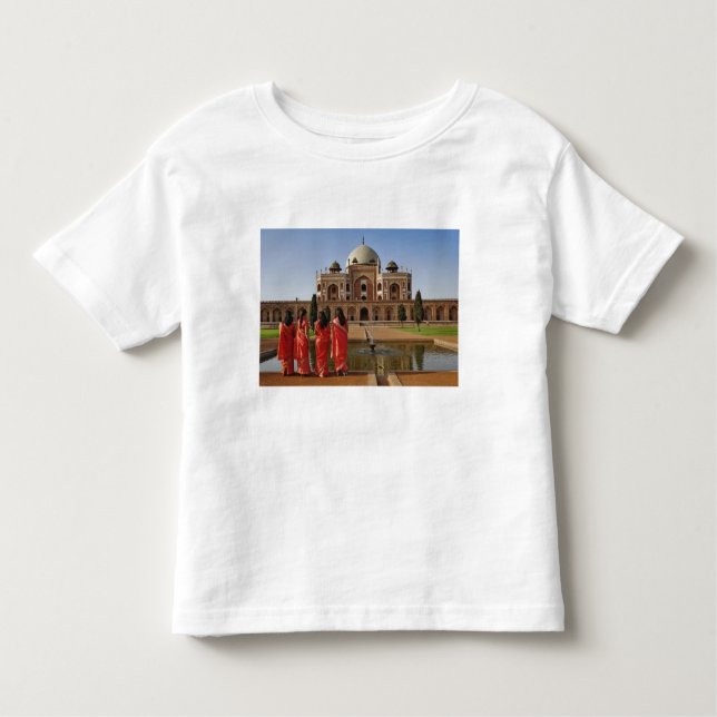 Young Indian ladies and Humayun's Tomb, Delhi, Toddler T-Shirt (Front)