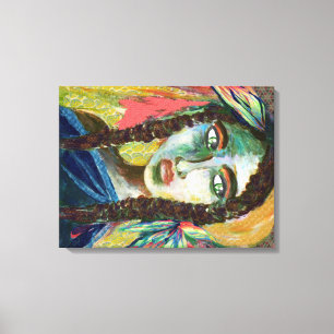 Young Indian Woman Canvas Print