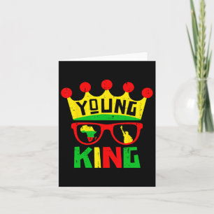 Young King Crown African American Kids Boys 1865 J Card