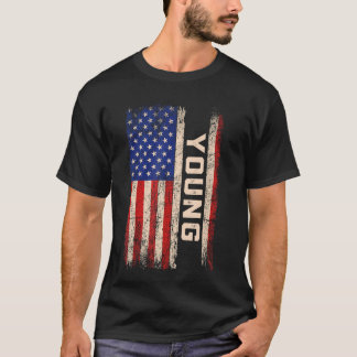 Young Last Name Shirt Young Name American Flag