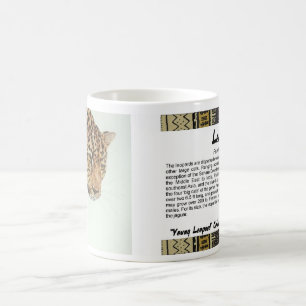 Young Leopard Painting Coffee Mug