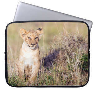 Young lion laptop sleeve