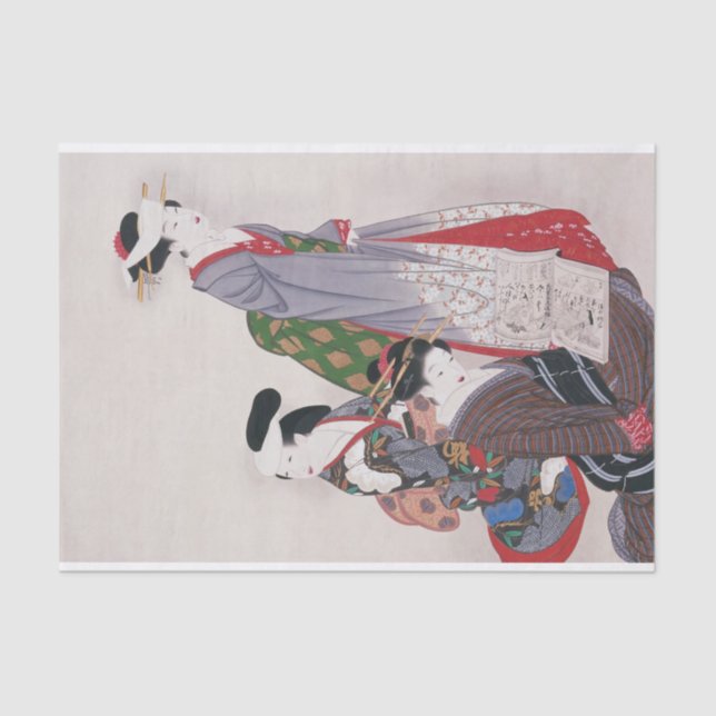 Young Maidens by Yamaguchi Soken Tissue Paper (Front)