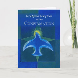 Young Man Confirmation Card