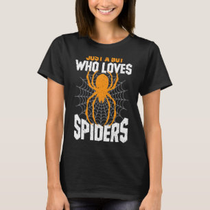 Young Man Spider Owner Just A Boy Who Loves Spider T-Shirt