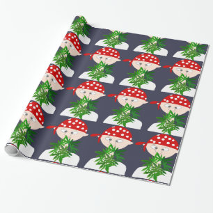 Young Man with Weed Bouquet Personalised Wrapping Paper
