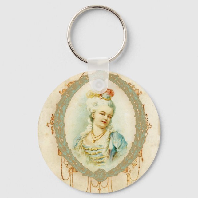 Young Marie Antoinette Key Ring (Front)