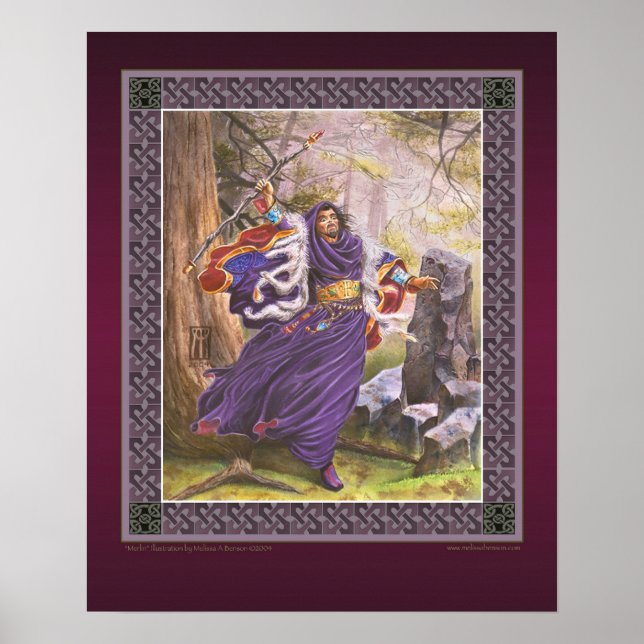 Young Merlin RPG Art Poster (Front)