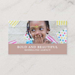 Young Model, Modelling Agency, Model Agent Business Card