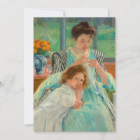 Young Mother Sewing | Mary Cassatt