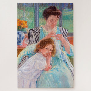 Young Mother Sewing, Mary Cassatt Jigsaw Puzzle