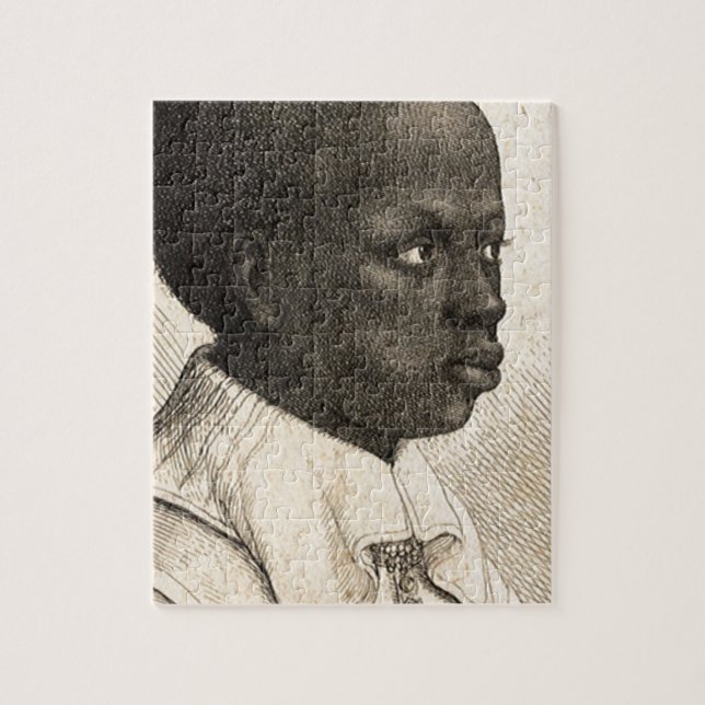 Young Negro by Wenceslaus Hollar Jigsaw Puzzle (Vertical)