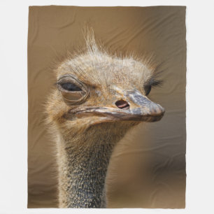 YOUNG OSTRICH FLEECE BLANKET