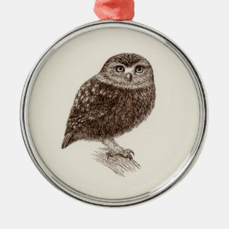 Young Owl Premium Ornament