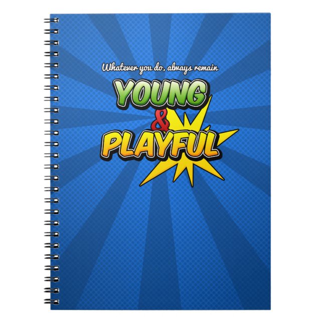 Young&Playful Inspirational Notebook (Front)
