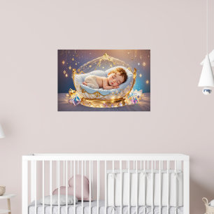 Young Prince Newborn Baby Boy Nursery Art Poster