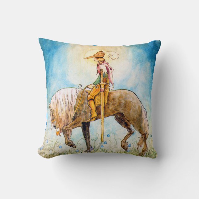Young Prince on a Horse Cushion (Front)