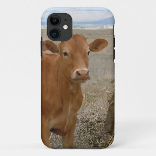 Young Red Heifer Cow iPhone 11 Case