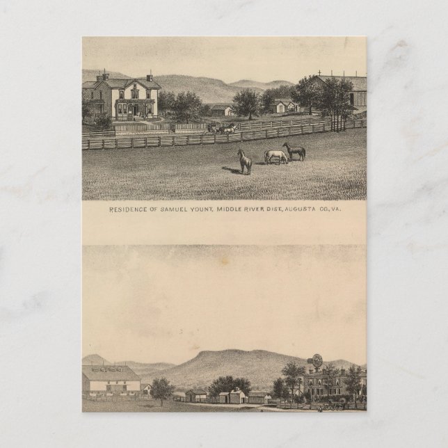 Young residences postcard (Front)