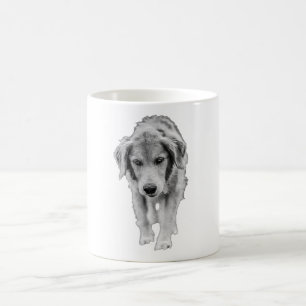 Young Retriever, Coming Closer Coffee Mug