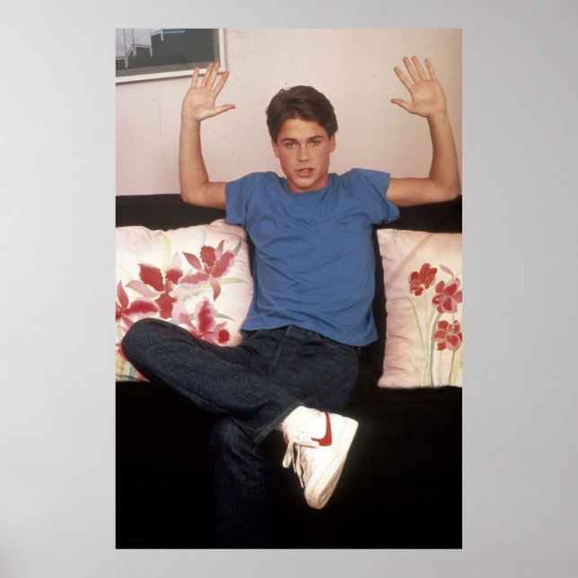 Young Rob Lowe Poster (Front)