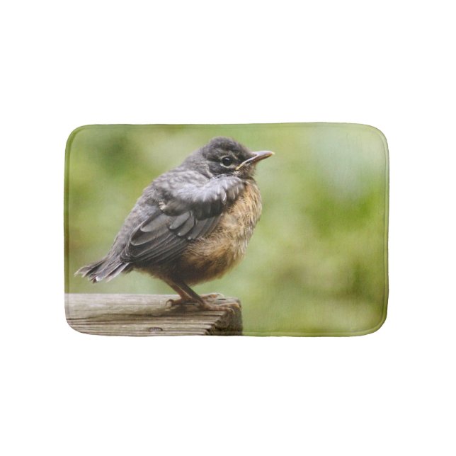 Young Robin Bath Mat (Front)