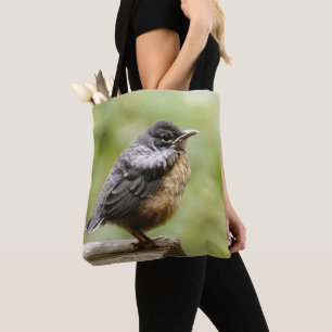 Young Robin Tote Bag