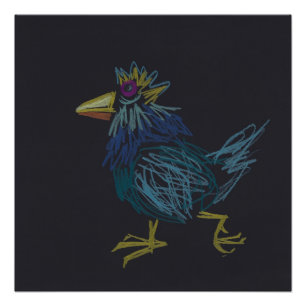 Young Rooster Chinese New Year Birthday P Poster