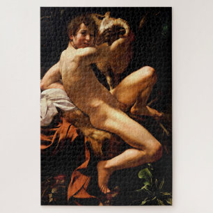 Young Saint John the Baptist with Ram - Caravaggio Jigsaw Puzzle