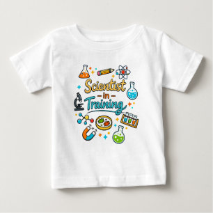 Young Scientist in Training Invitation Baby T-Shirt
