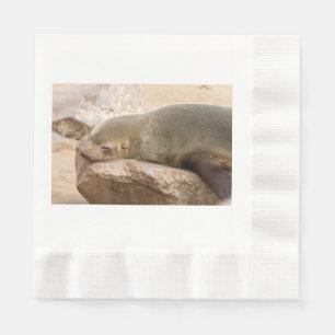 Young sea lion napkin