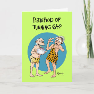 Young Senior 64th Birthday Card