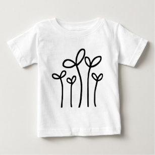 Young Shoots - Black Baby T-Shirt