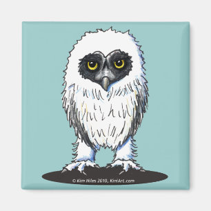 Young Spectacled Owl Magnet