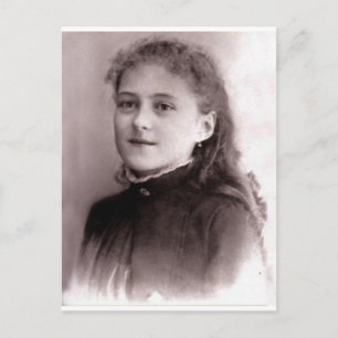 Young St. Therese of Lisieux, Postcard