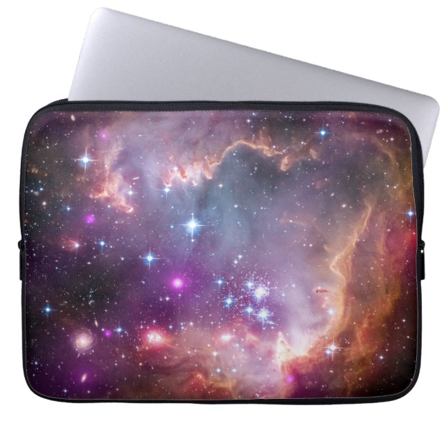 Young Stars In The Small Magellanic Cloud. Laptop Sleeve (Front)