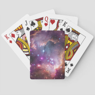 Young Stars In The Small Magellanic Cloud. Playing Cards