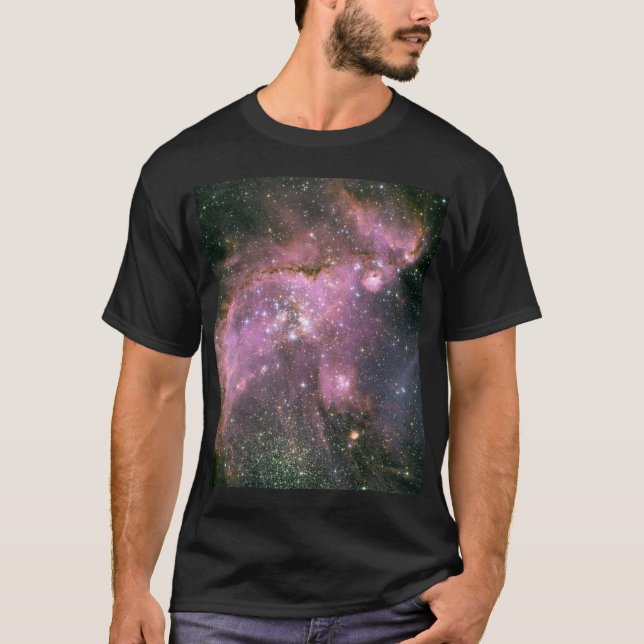 Young Stars Sculpt Gas with Powerful Outflows T-Shirt (Front)