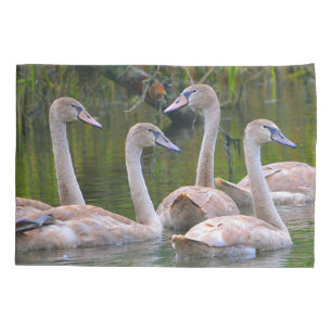Young Swans Pillowcase