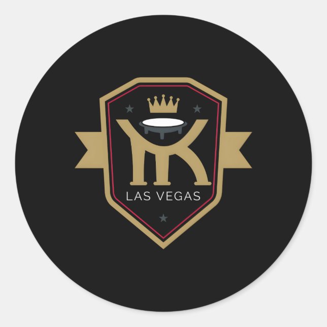 Young Tigers Kava Club Las Vegas Classic Round Sticker (Front)