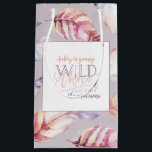 Young, wild and three birthday party gift bag<br><div class="desc">Young,  wild and three birthday party gift bag. Part of a collection</div>