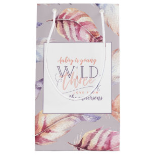 Young, wild and three birthday party gift bag