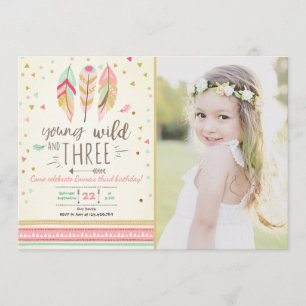 Young wild and three invite Girl Pink Gold 3rd