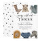 Young Wild and Three Safari Birthday Party Invitat