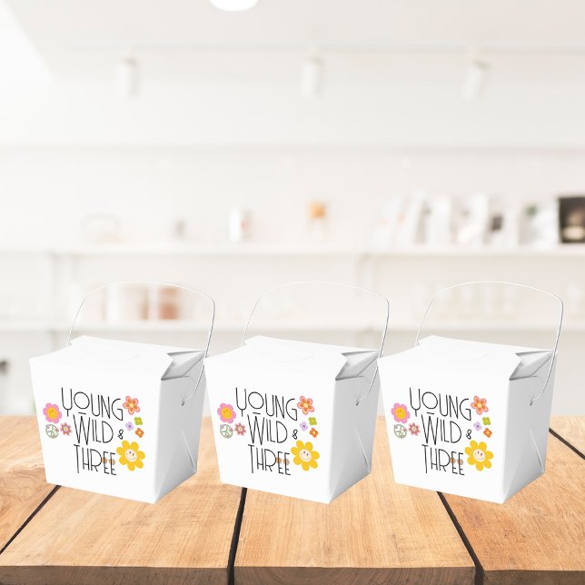 Young, Wild & Three | Birthday Favour Boxes | Smil (Creator Uploaded)