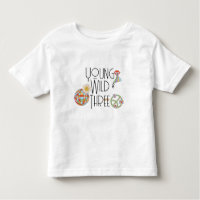 Young, Wild & Three | Kid Birthday T-Shirt | Boho