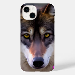 Young wolf stare  Case-Mate iPhone 14 case