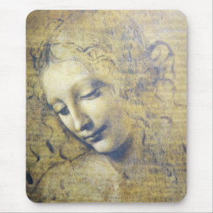 young woman 2 mouse pad