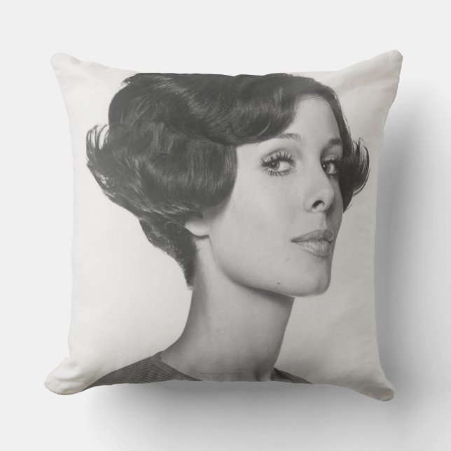 Young Woman Cushion (Front)